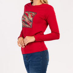 LUMA - NŐI 100% PAMUT HOSSZÚ UJJÚ PÓLÓ