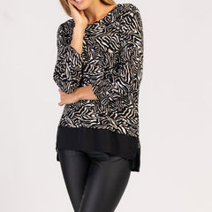 MIRA  - DIVATOS, HOSSZÚ UJJÚ NŐI PÓLÓ