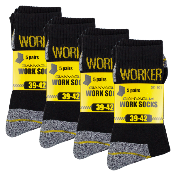 WORKDRY™ – OEKO-TEX TANÚSÍTVÁNNYAL RENDELKEZŐ 5 AZ 1-BEN MUNKAZOKNI (5 DARABOS CSOMAG)