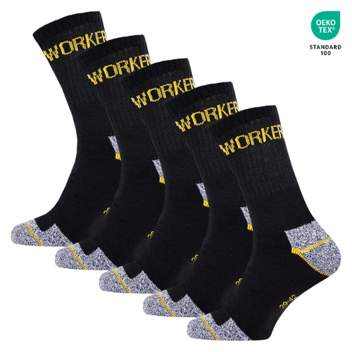 WORKDRY™ – OEKO-TEX TANÚSÍTVÁNNYAL RENDELKEZŐ 5 AZ 1-BEN MUNKAZOKNI (5 DARABOS CSOMAG)