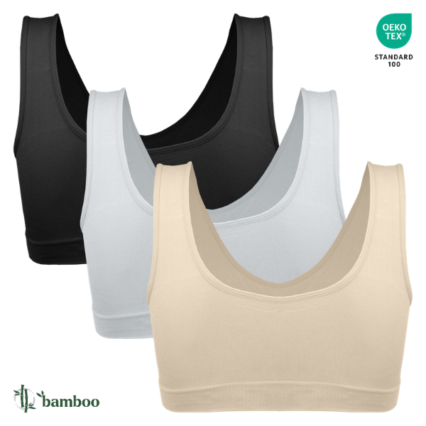 BAMBOOFLEX™ – VARRÁS NÉLKÜLI MEREVÍTŐS MELLTARTÓ (3 DARABOS CSOMAG)