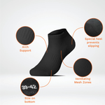 STEPLIGHT™ – OEKO-TEX TANÚSÍTVÁNNYAL RENDELKEZŐ 3 AZ 1-BEN PRÉMIUM SPORTZOKNI (3 DARABOS CSOMAG)