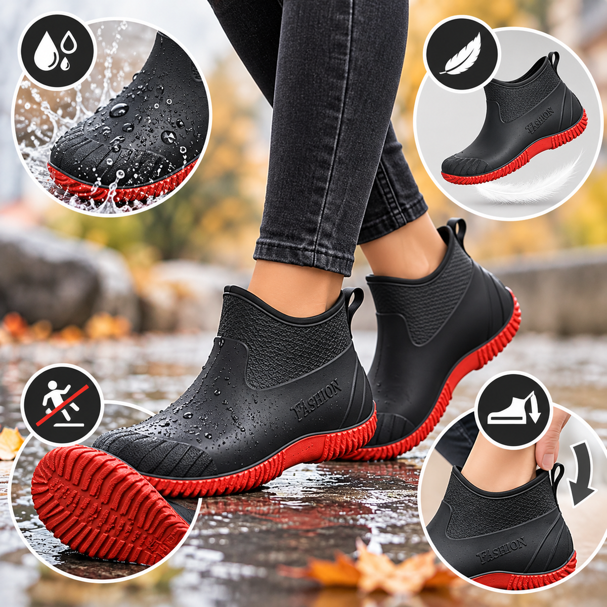 AQUABELLE™ - KERTI CIPŐK, VÍZÁLLÓ