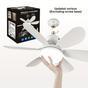 BREEZELITE™ - MENNYEZETI VENTILÁTOR VILÁGÍTÁSSAL