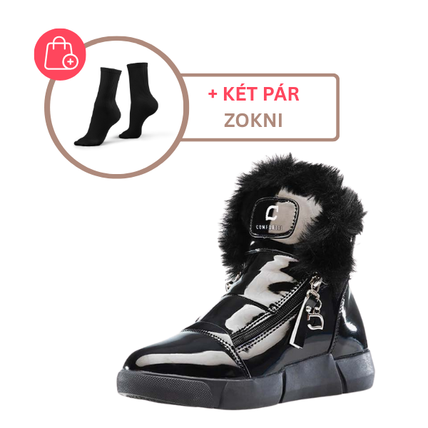 CRYSTAL ELEGÁNS BÉLELT BOKACSIZMA