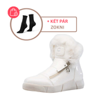 FEHÉR + KÉT PÁR ZOKNI