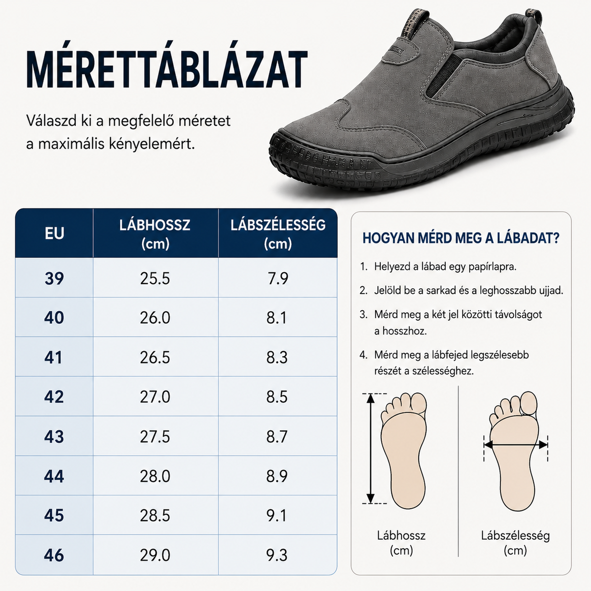 DAYWALK™ - FÉRFI CIPŐ, NAGYON KÖNNYŰ, CSÚSZÁSGÁTLÓ TALPPAL