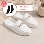 ELEVIA™ - NŐI PAPUCS PUHA TALPAL ÉS JELLEMZŐ MAGASSÁGGAL, EGÉSZ NAPOS KÉNYELMES
