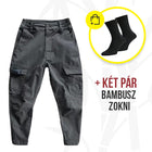 SZÜRKE + KÉT PÁR BAMBUSZ ZOKNI