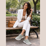 GLIMSOLE™ - LÉGÁTERESZTŐ NŐI MOKASZIN CSILLOGÓ RÉSZLETEKKEL