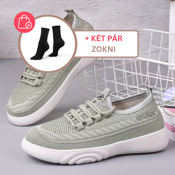 GLIMSOLE™ - LÉGÁTERESZTŐ NŐI MOKASZIN CSILLOGÓ RÉSZLETEKKEL