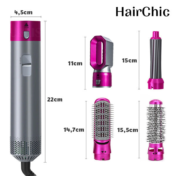 HAIRCHIC™ - TÖBBFUNKCIÓS HAJFORMÁZÓ 5v1