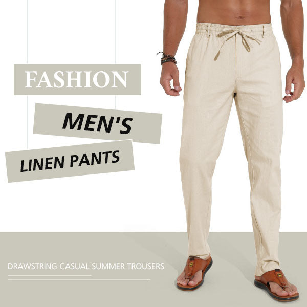 RELAXBREEZE™ - FÉRFI LEN NADRÁG