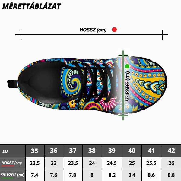 BOHOSTEP™ – NŐI SZÍNES SNEAKER