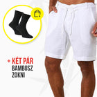 FEHÉR + KÉT PÁR ZOKNI