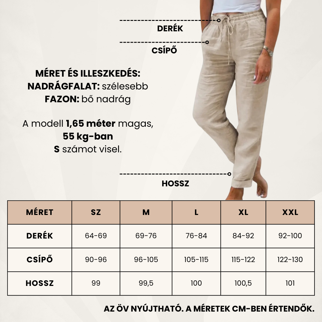 BREEZELINEN™ - NŐI NADRÁG