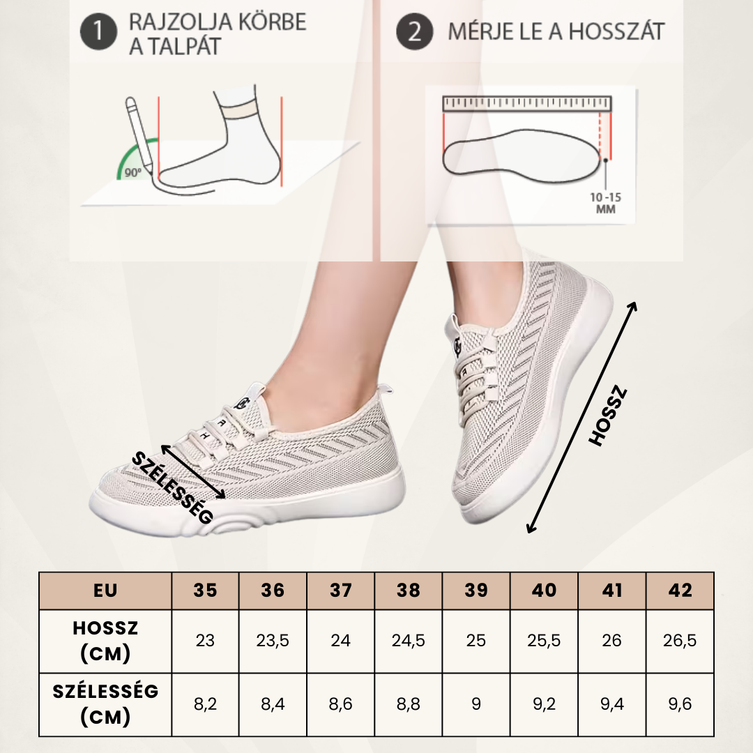 GLIMSOLE™ - LÉGÁTERESZTŐ NŐI MOKASZIN CSILLOGÓ RÉSZLETEKKEL