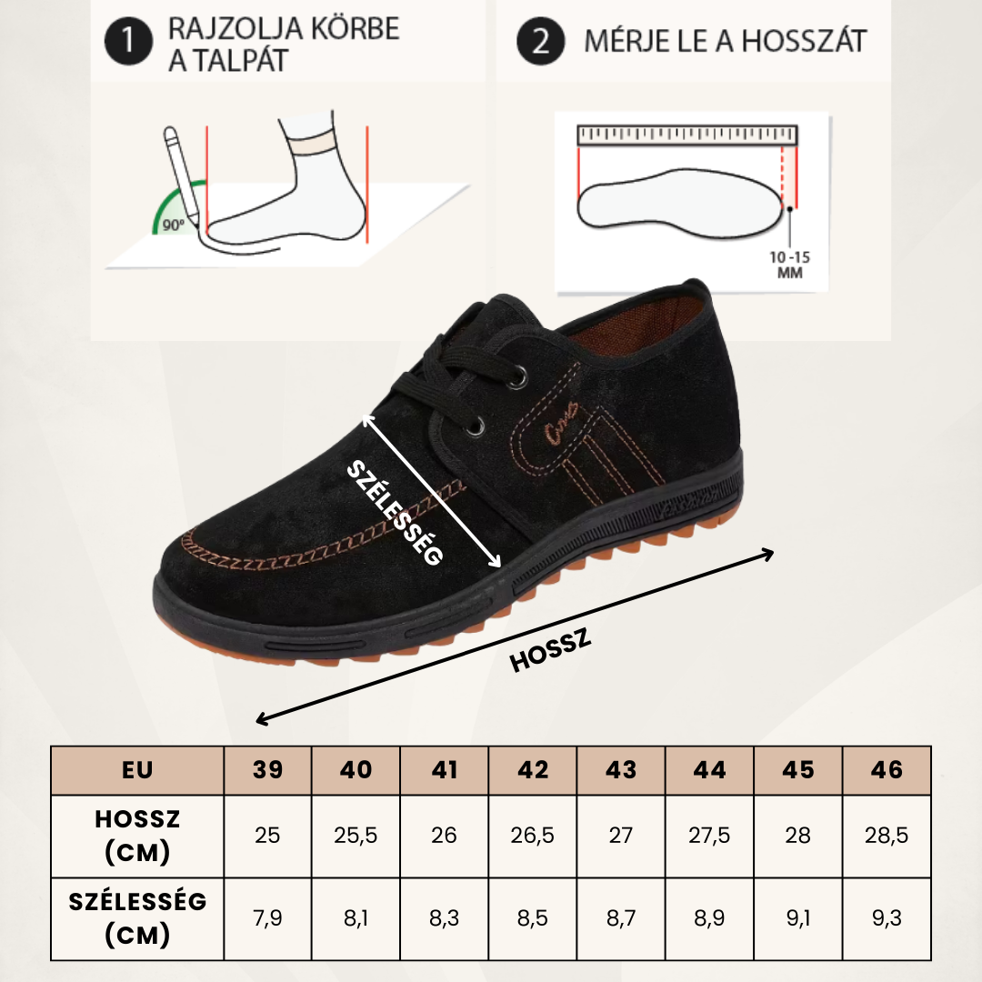 KOMFORIX - FÉRFI MOKASZIN AZ EGÉSZ NAPOS KÉNYELEMÉRT