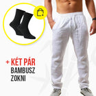 FEHÉR + KÉT PÁR ZOKNI