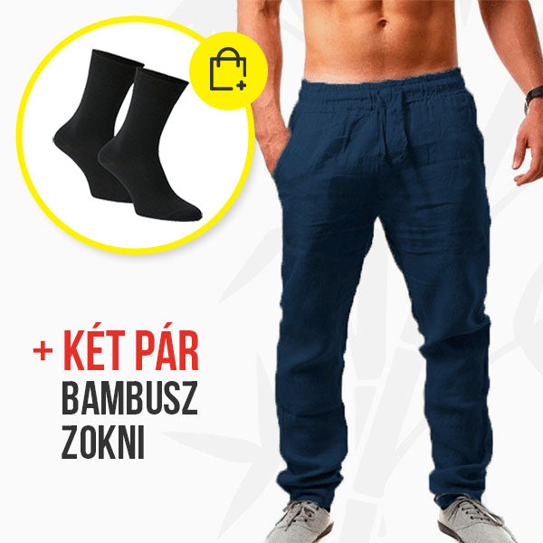 RELAXBREEZE™ - FÉRFI LEN NADRÁG