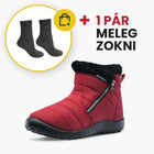 PIROS + 1 PÁR MELEG ZOKNI