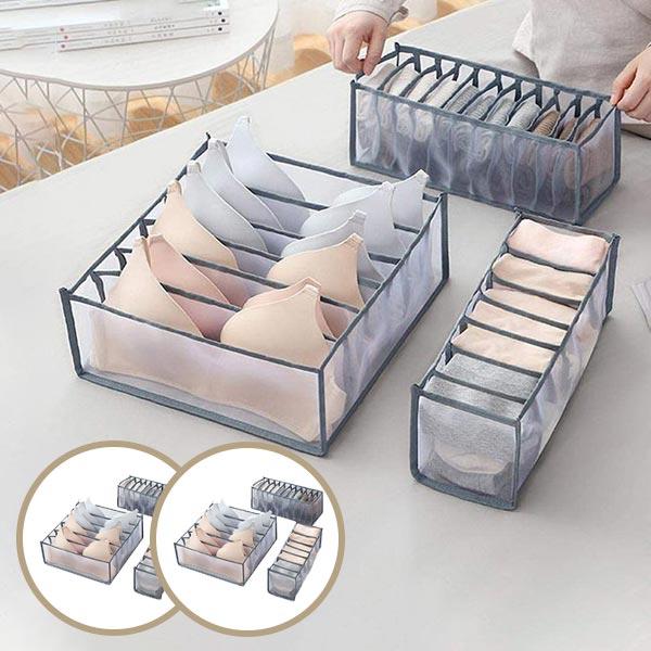 DRAWERGENIE® - 3 RÉSZES RUHARENDSZEREZŐ SZETT 1+1 GRÁTISZ