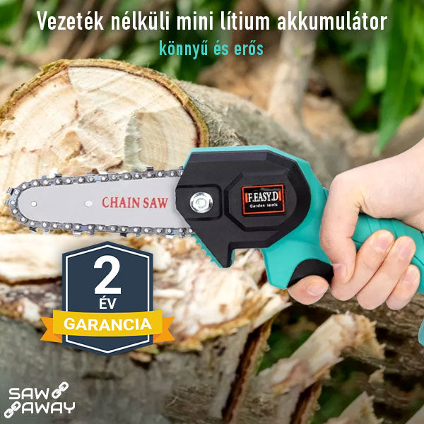 SAWAWAY™ - AKKUMULÁTOROS KÉZI FŰRÉSZ