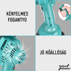 SAWAWAY™ - AKKUMULÁTOROS KÉZI FŰRÉSZ