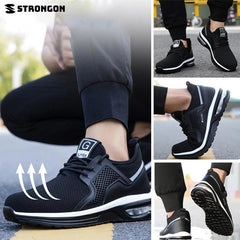 STRONGON® – MEGERŐSÍTETT, TARTÓS FÉRFI TORNACIPŐ ACÉL ORJVAL