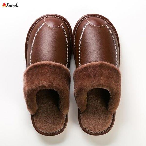 SNOOK® - BŐR THERMO PAPUCS