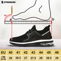 STRONGON® – MEGERŐSÍTETT, TARTÓS FÉRFI TORNACIPŐ ACÉL ORJVAL